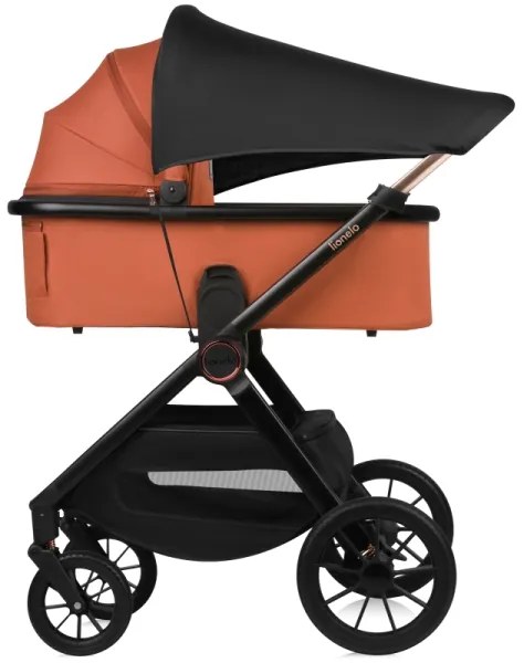 Lionelo - LAYLA 2 az 1-ben kombinált babakocsi rozsdabarna