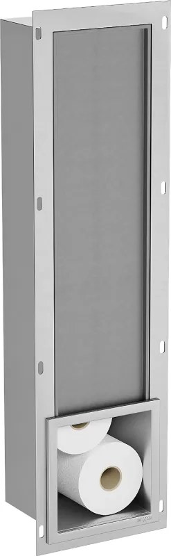 Mexen X-Wall-B WC-papír tartó, inox - 1915