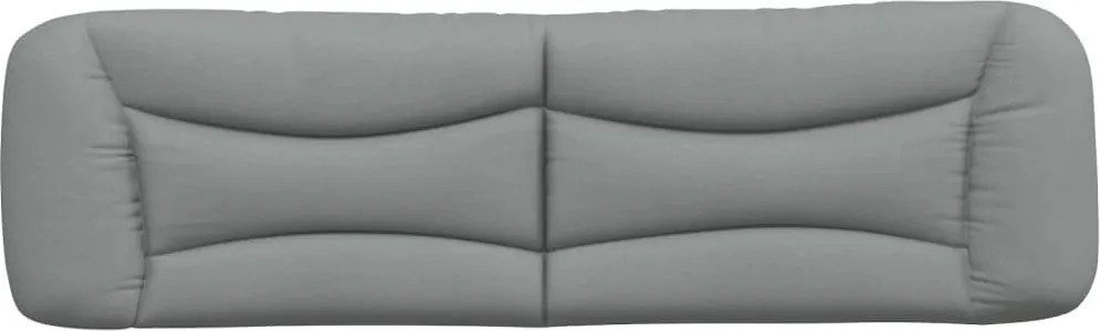 világosszürke szövet fejtámla párna Hvar 193 cm