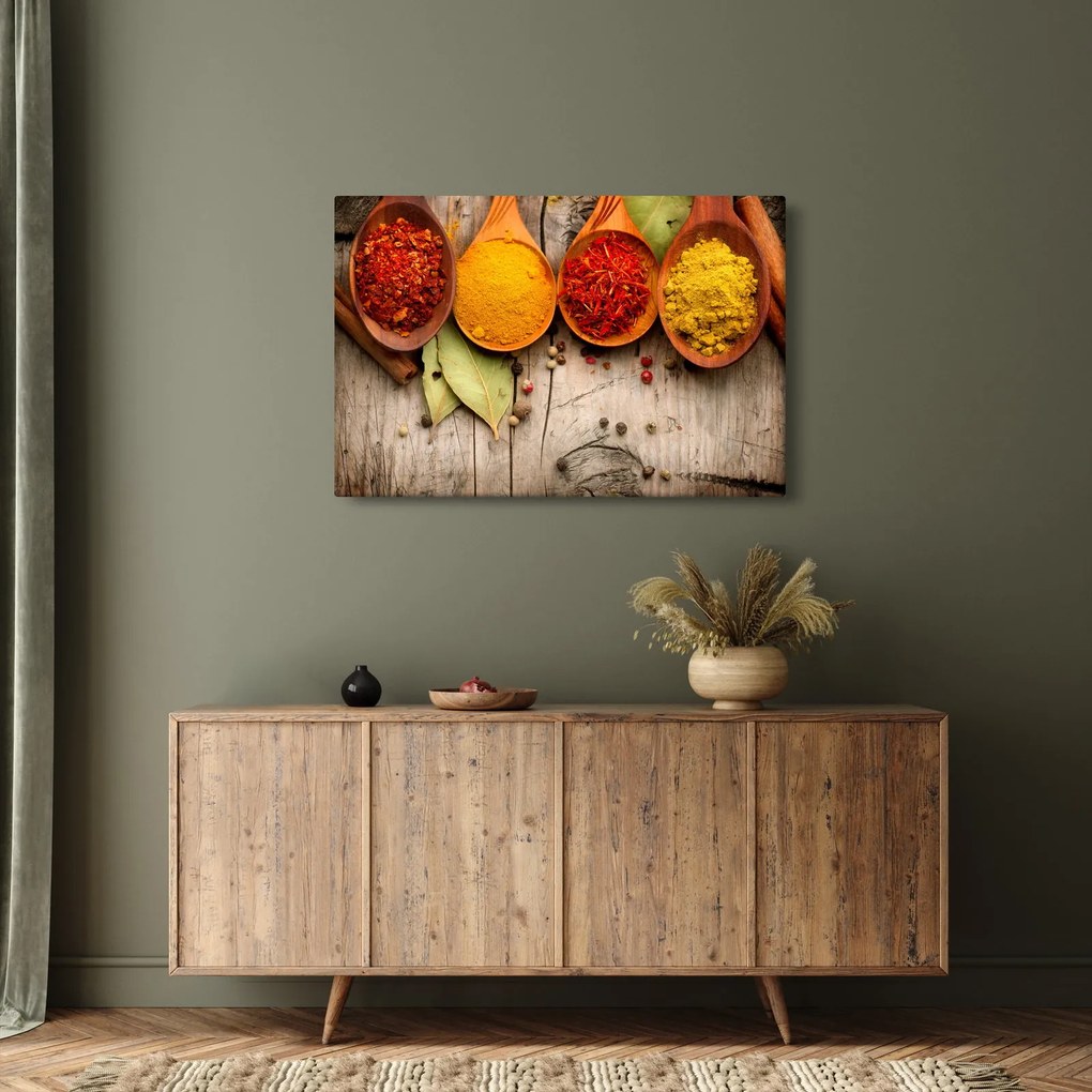 Kép - Fűszerek a fán (90x60 cm)
