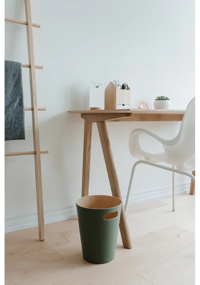 Zöld irodai szemetes 7,5 l Woodrow – Umbra