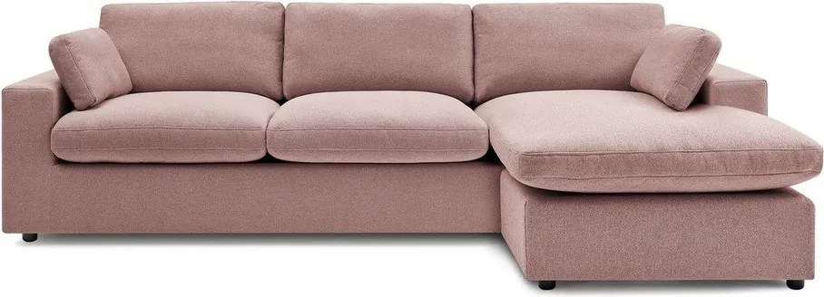 Rózsaszín sarokkanapé Belair – Bobochic Paris