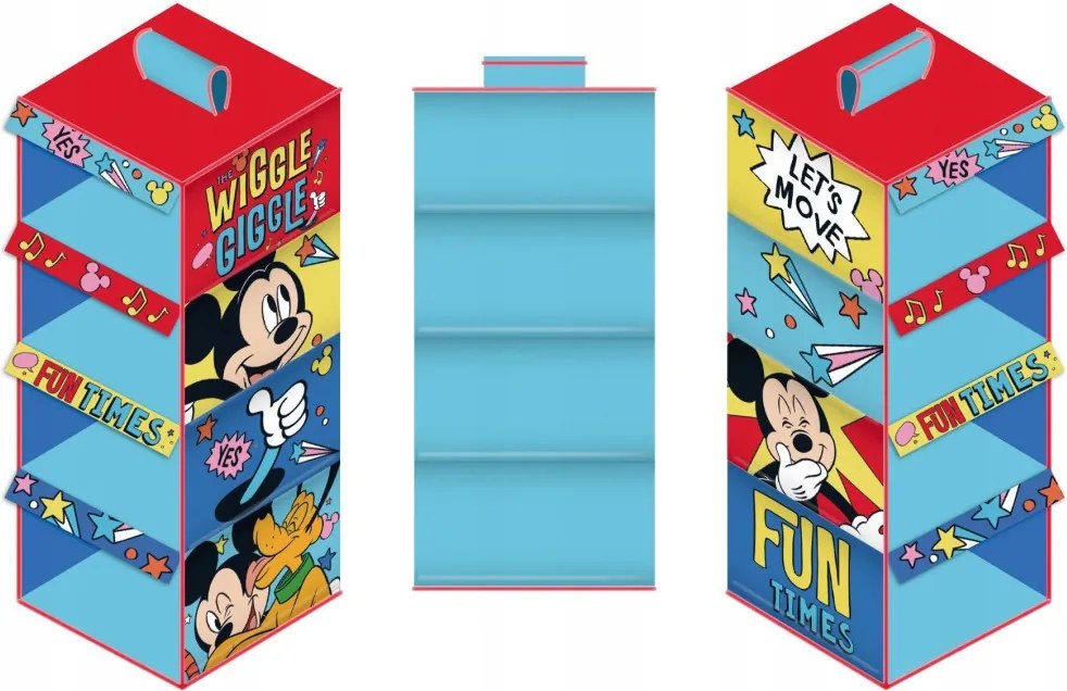 Disney Mickey Let's Move függő szekrényrendező 4 részes
