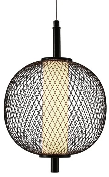 LED függőlámpa kábelen PUMA LED/10W/230V átm. 20 cm fekete