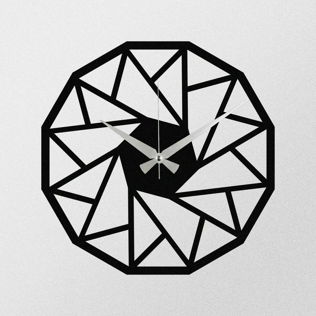 Falióra Triangle S007 Fekete , 48 x 48 cm