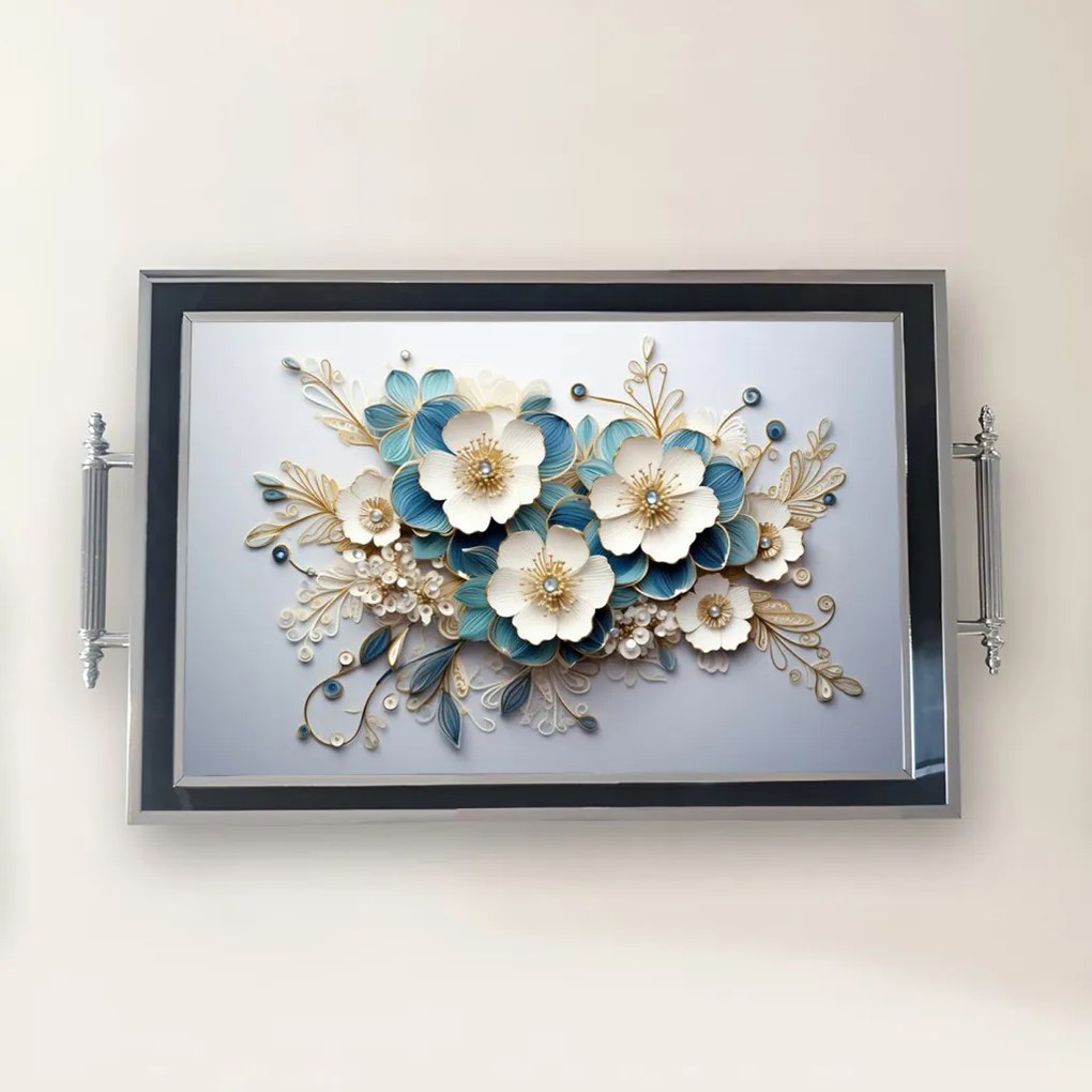 Üveg tálca, 38×24 cm – TPG9901