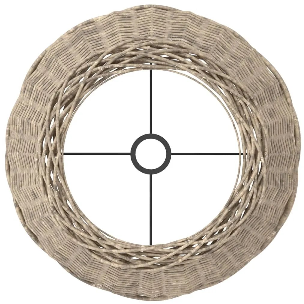 barna fonott lámpaernyő Ø50 x 30 cm