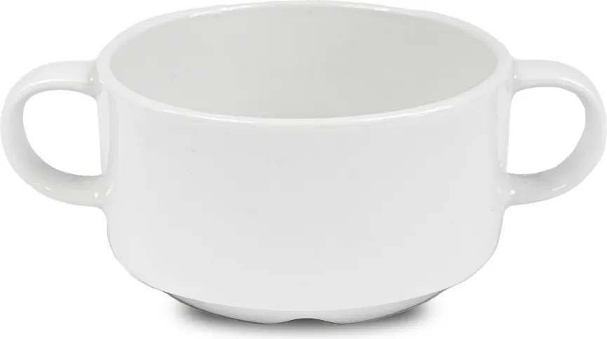 Lubiana Victoria Fehér Húsleveses Csésze 320 ml 1 db Füllel Porcelán