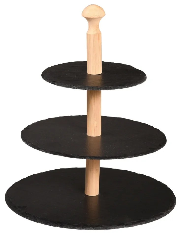Kesper 38119 pala etager kerek 3 szintes , 30 x 34x 30 cm