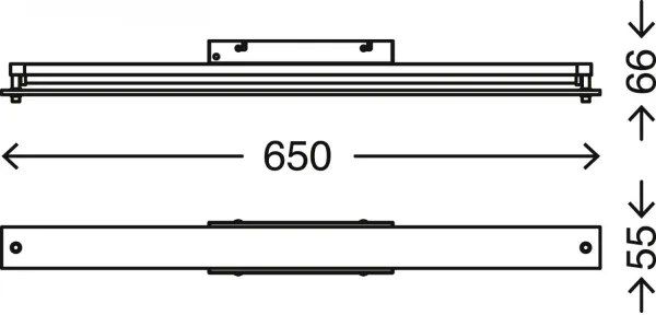 Briloner 2240-118 -LED Dimmelhető fürdőszobai tükörvilágítás LED/8W/230V IP44