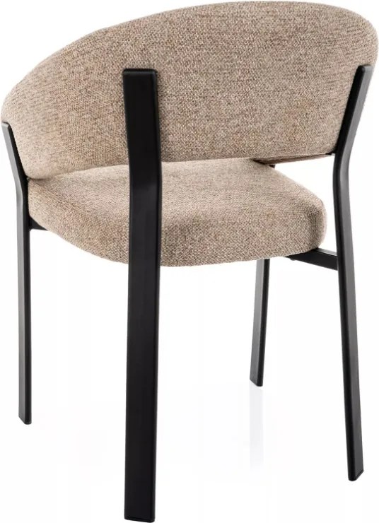 Nagoja étkezőszék bézs/fekete