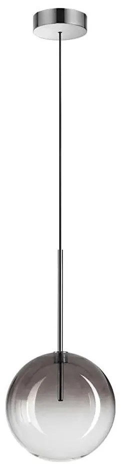 Ideal Lux - LED Csillár zsinóron EQUINOXE 1xG4/2W/230V átm. 20 cm króm/füstös