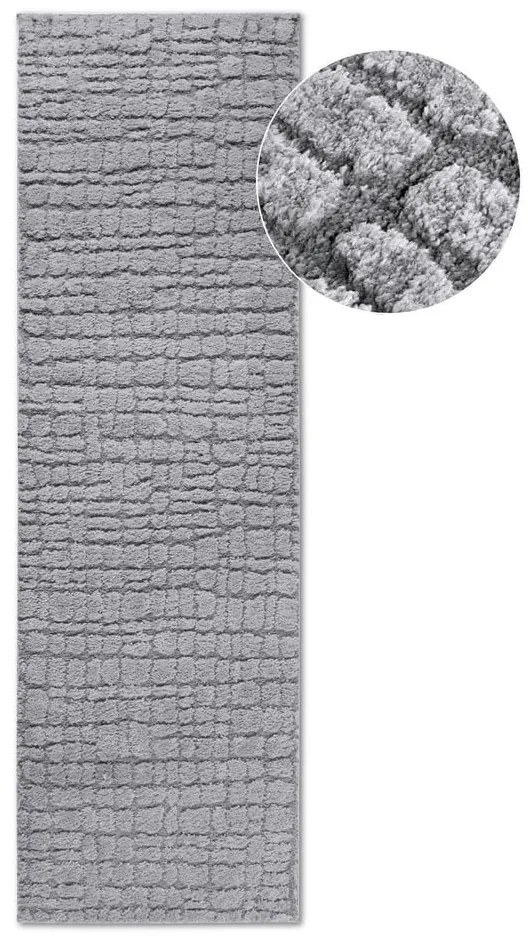 Szürke futószőnyeg 80x240 cm Artistique Light Grey – Elle Decoration