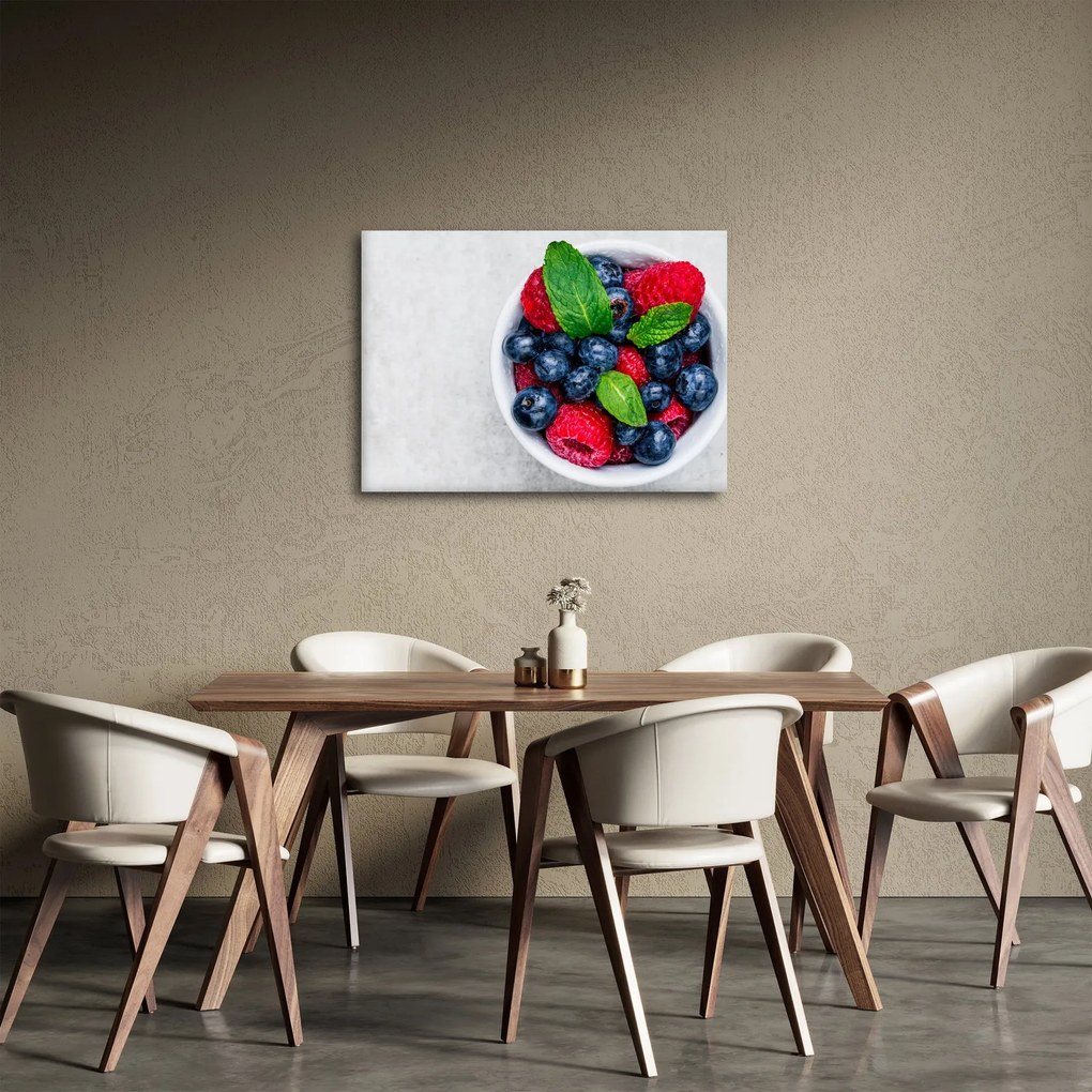 Kép - tál erdei gyümölccsel (70x50 cm)