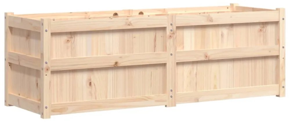 vidaXL tömör fenyő kerti virágláda 150 x 50 x 50 cm