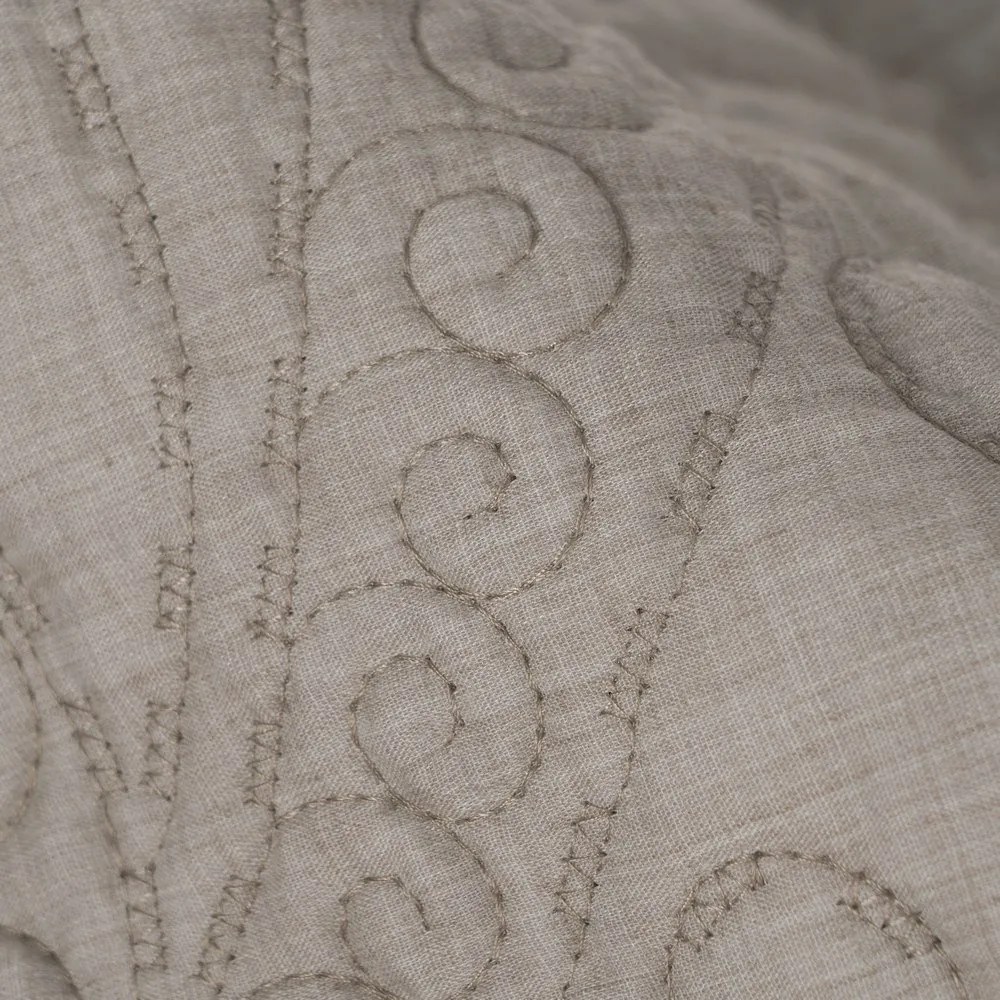 Szürkésbarna steppelt ágytakaró 180x260 cm – Ixia