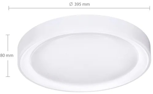 Brilagi-LED RGB Dimmelhető lámpatest FLOCO LED/30W/230V Wi-Fi Tuya + LED/6W + távirányító