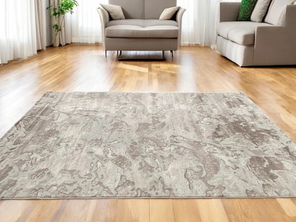 Veston 39877 bézs modern szőnyeg 80x250 cm