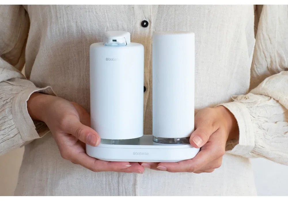 Fehér műanyag mosogatóeszköz tartó SinkStyle – Brabantia