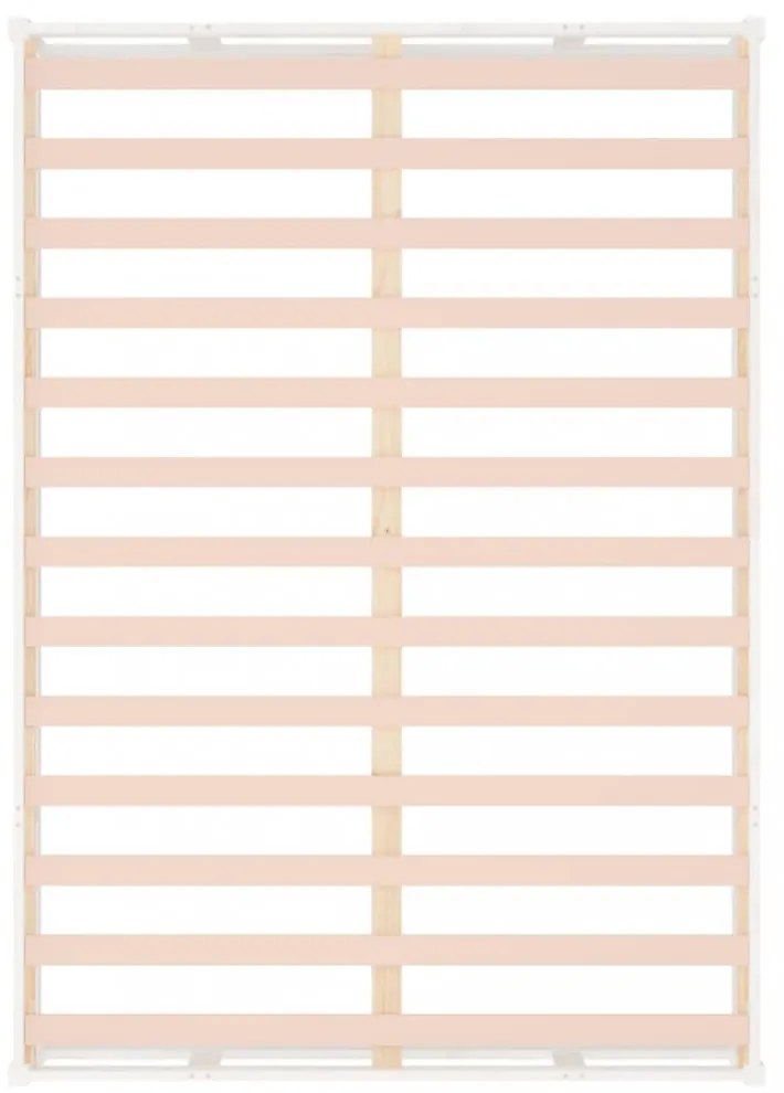 fehér tömör fa ágykeret 150 x 200 cm (King Size)