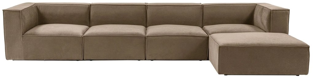 Sarokkanapé Sora (L1-O1-O1-1R-POUFFE ) - Barna