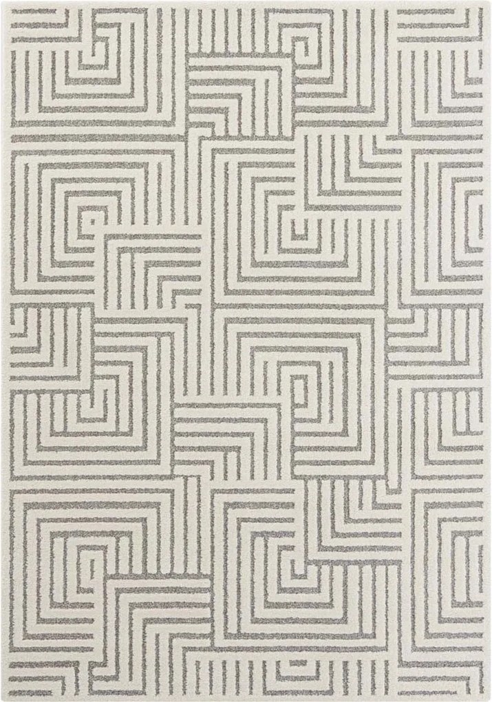 Elle Manipu bézs, szürke prémium szőnyeg 80x150 cm