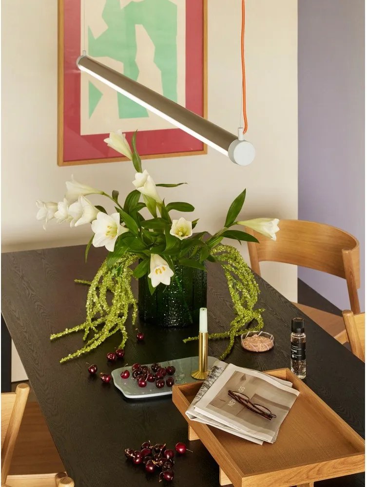 Szürke LED dimmelhető függőlámpa Interplay – Hübsch