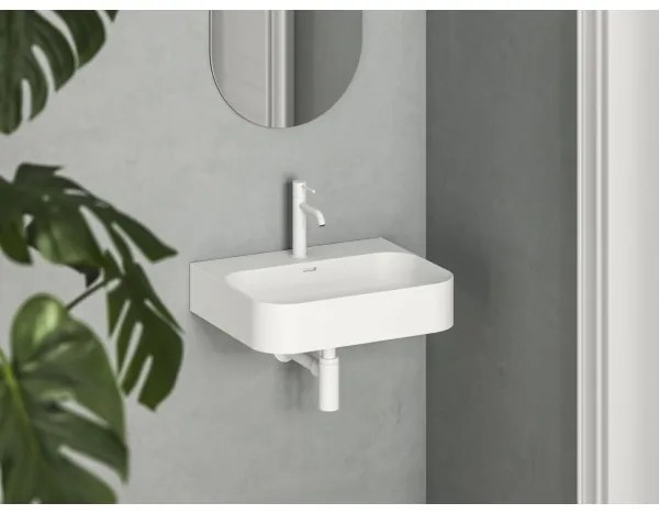 Ravak XJX01155006 - Pultlapra szerelhető CERAMIC SLIM mosdó 55x45 cm kerámia/fehér