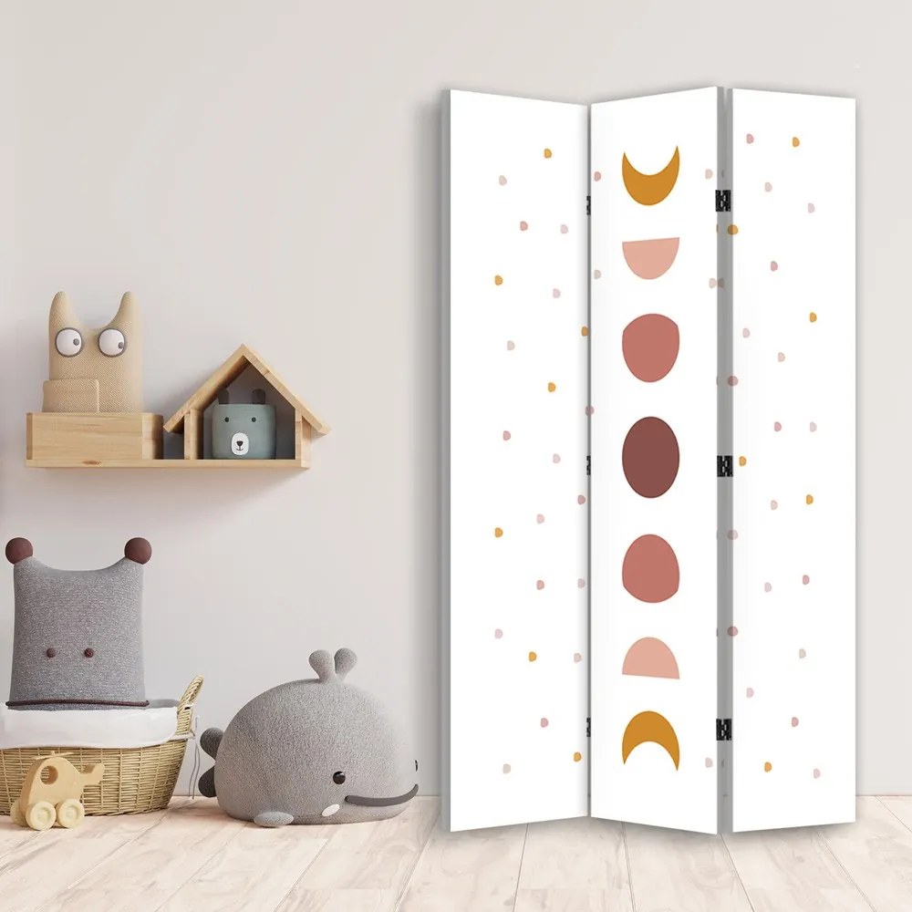 Gario Paraván Teliholdtól újholdig Méret: 110 x 170 cm, Kivitelezés: Parafa paraván