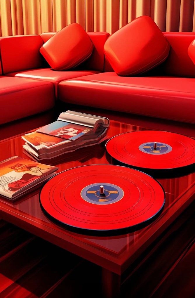 Poszter 56,6x86,4cm Piros nappali vibráció