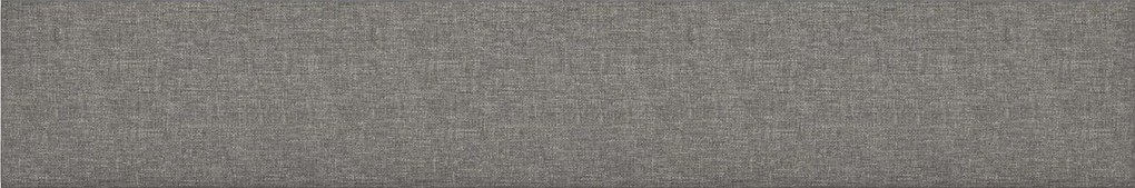vidaXL Fali Fejtámla 12 pcs Világosszürke 90 x 15 cm szövet