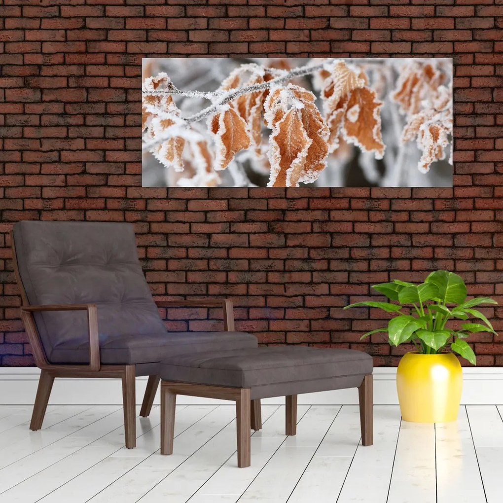 Kép - Fagyott levelek (120x50 cm)