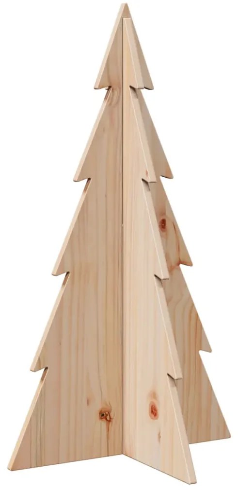 tömör fenyőfa karácsonyfa-dekoráció 80 cm