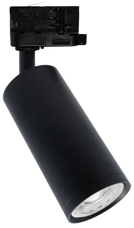 Milagro Spotlámpa sínrendszerhez MICA 1xGU10/25W/230V 3 fázisú fekete MI1836