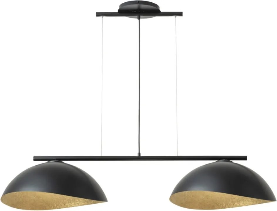 SIGMA LIGHTING 40577 SOLAR Többágú Függesztett Lámpa Fekete, Arany E27 IP20