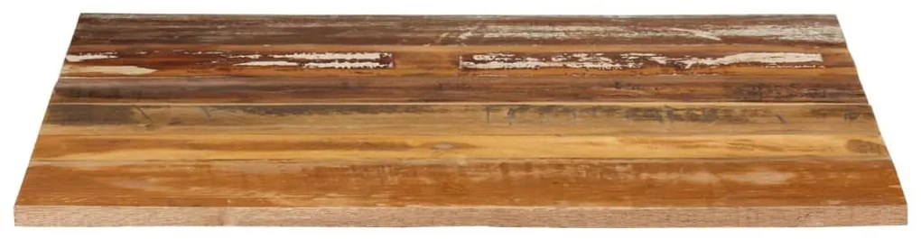 négyszögű tömör újrahasznosított fa asztallap 70x70 cm 15-16 mm
