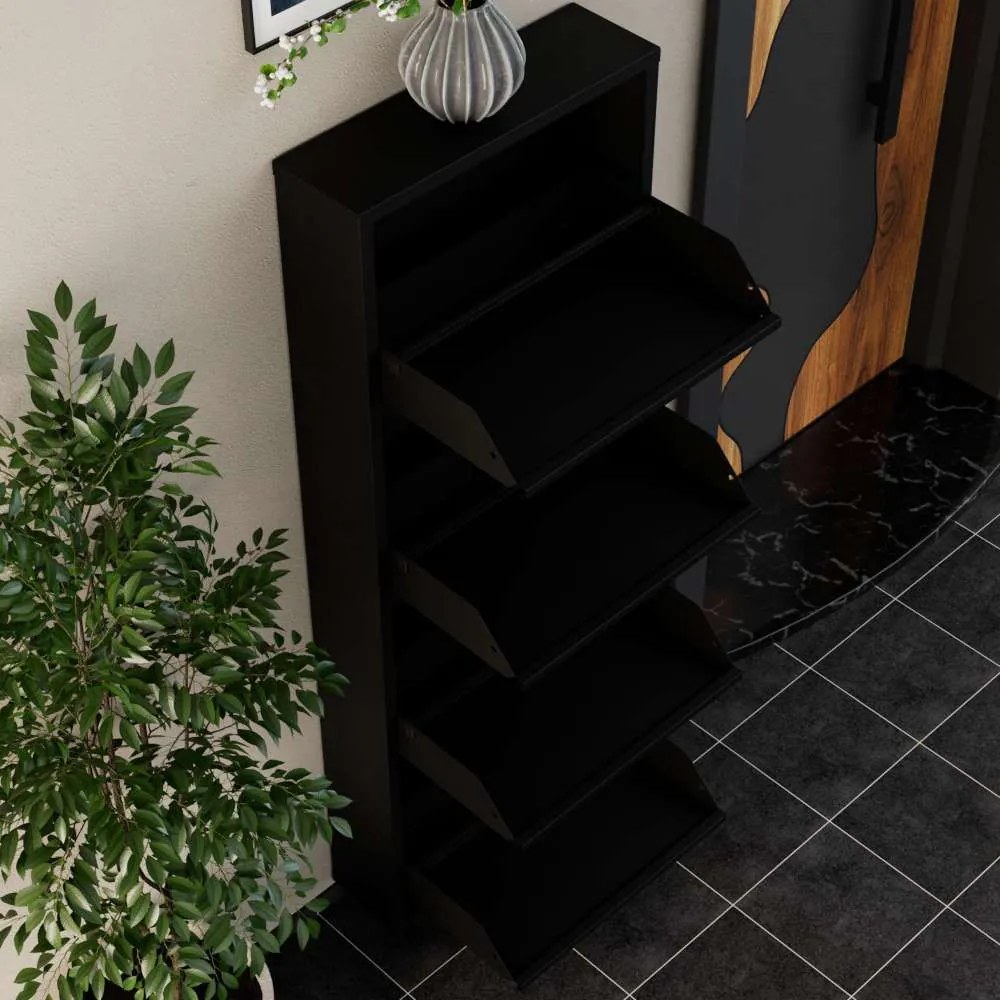 4 Piece Metal - Black