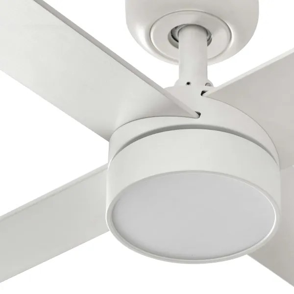 FARO 34355WT-1TW-LED Dimmelhető ventilátor RUDDER L 18W/230V fehér/bézs átm. 132 cm WT + távirányító