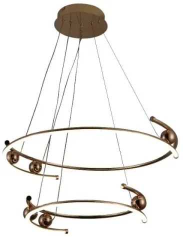 LED állítható fényerejű csillár kábellel LED/80W/230V 3000-6500K + DO