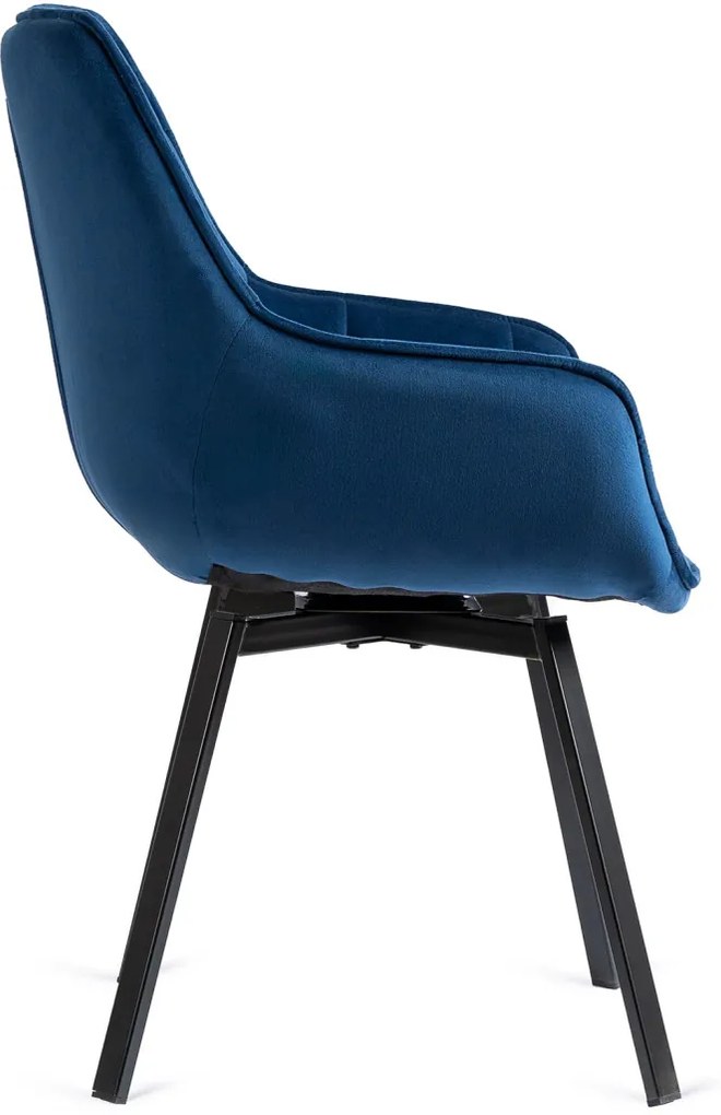 Forgó Étkezőszék Sötétkék Színben. LUNA