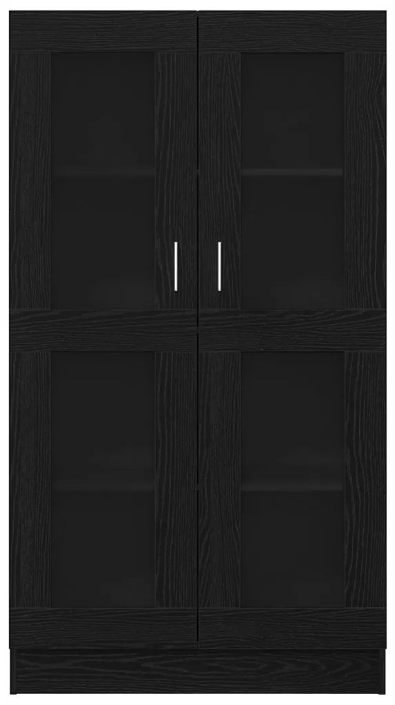 Könyvespolc - Fekete Tölgy, 82,5x30,5x150 cm, Mérnöki Fa