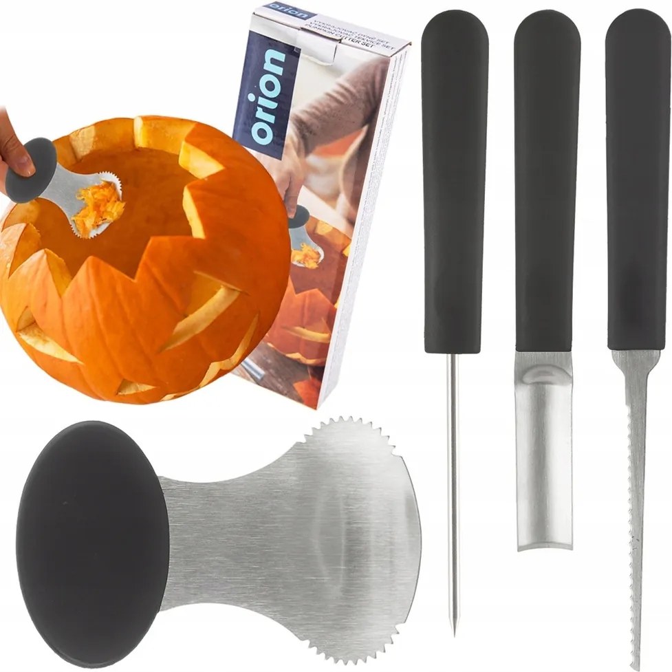 4x Zöldség-gyümölcs Darálók Sütőtök dinnye görögdinnye spatula nyárs véső kés