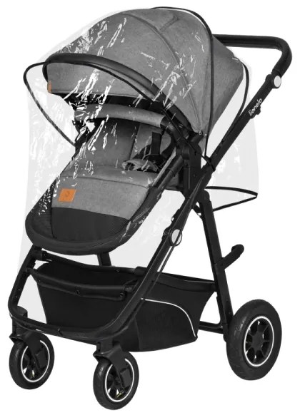 Lionelo - BIANKA 3 az 1-ben kombinált babakocsi Grey Stone