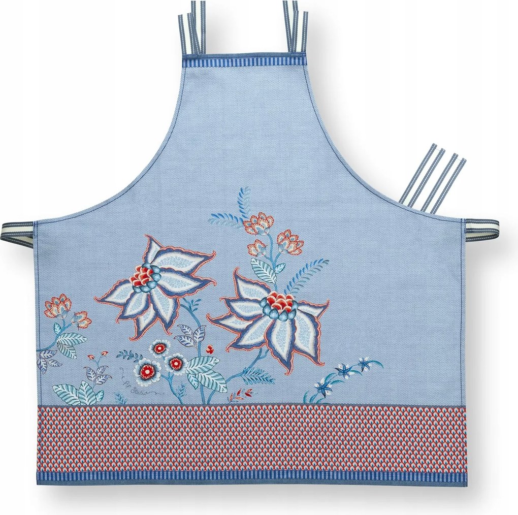 Flower Festival Blue kötény PiP Studio, 85x88cm
