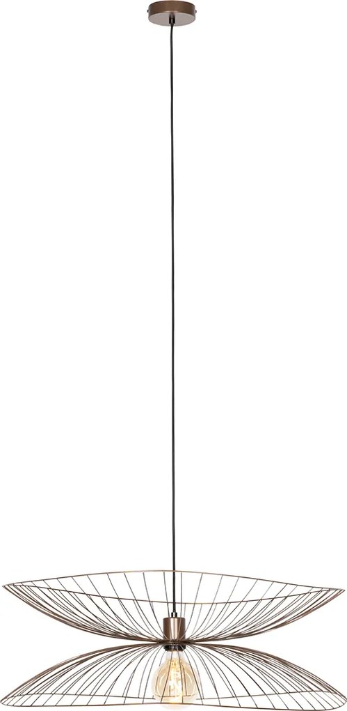 Okos függőlámpa sötét bronz színben, dupla búrával, Wifi G95-tel - Pua