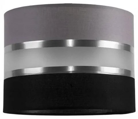 Csillár zsinóron CORAL 3xE27/60W/230V szürke és fekete