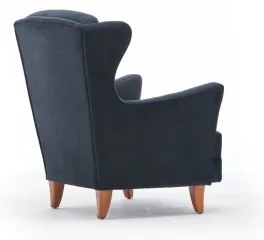 Füles fotel NUPI antracit