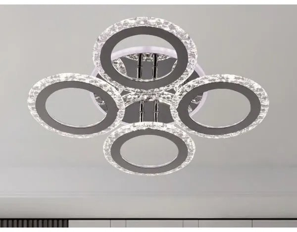LED Dimmelhető felületre szerelhető csillár LED/55W/230V 3000-6500K + távirányító