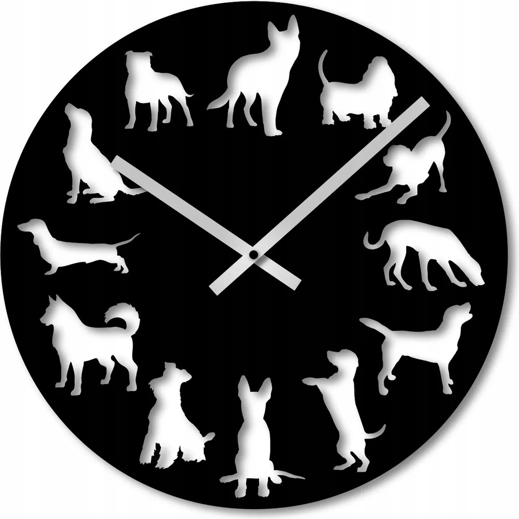 Falióra 60cm Falióra Áttört Falióra Nappaliba Kutyák Kutya