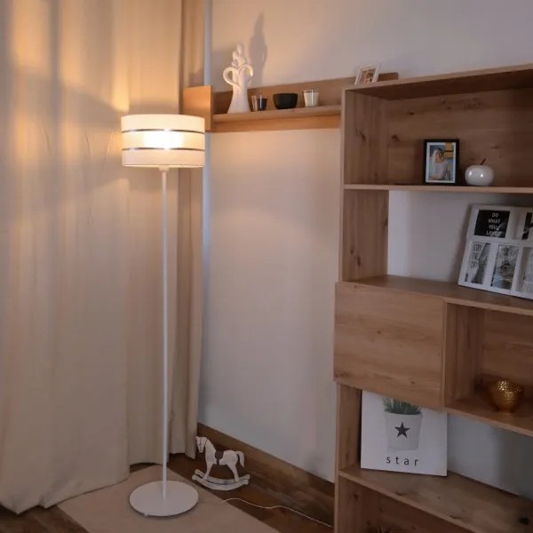 LED Állólámpa HELEN 1xE27/15W/230V fehér